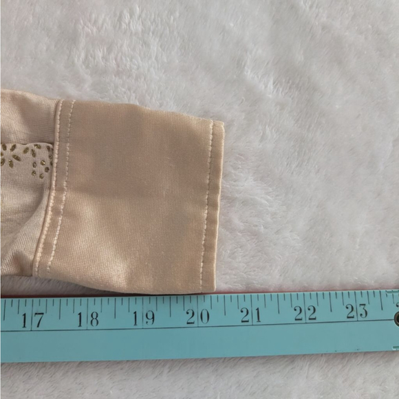 Western Trends by Panhandle Vintage Slim Champagne Gold Button Down Shirt -12 - Picture 7 of 10